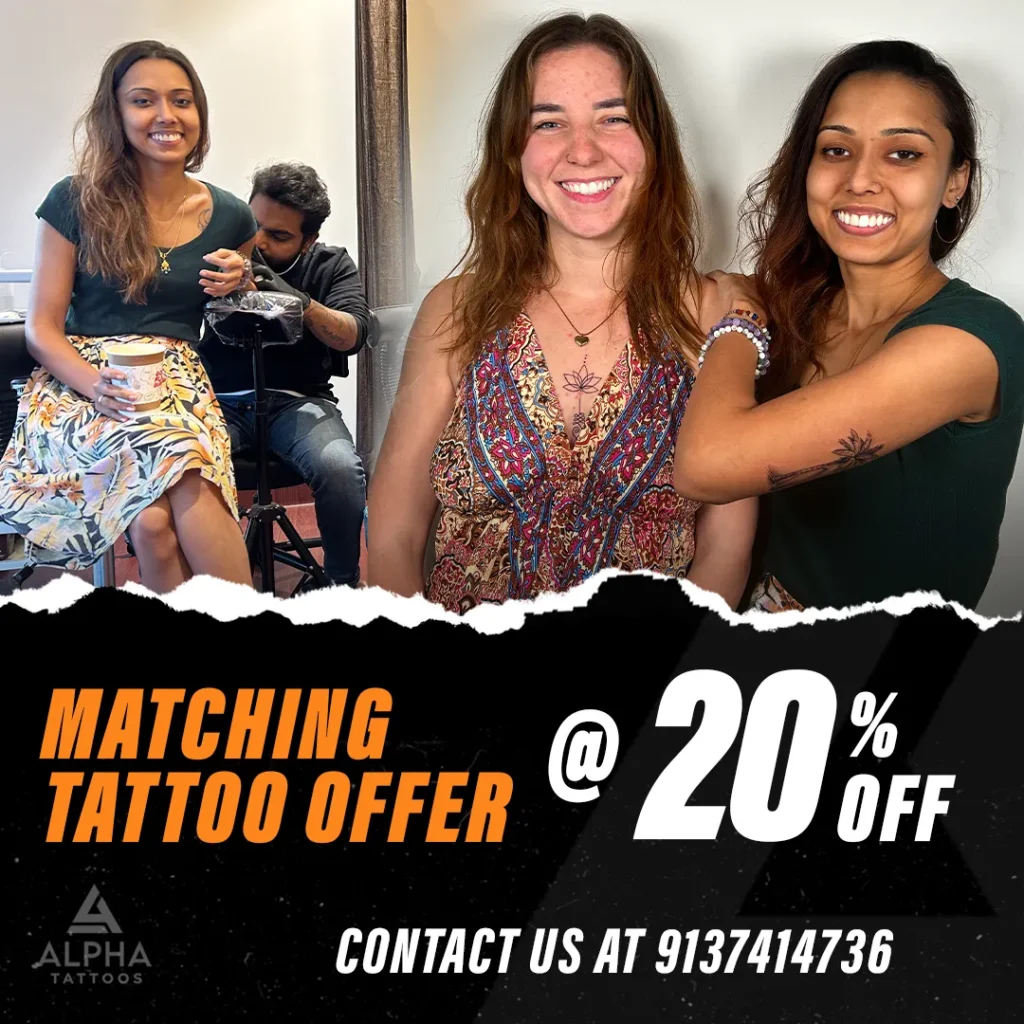 Stunning Tattoo Studio With Discount Offer In Black Online Pinterest  Graphic Template - VistaCreate