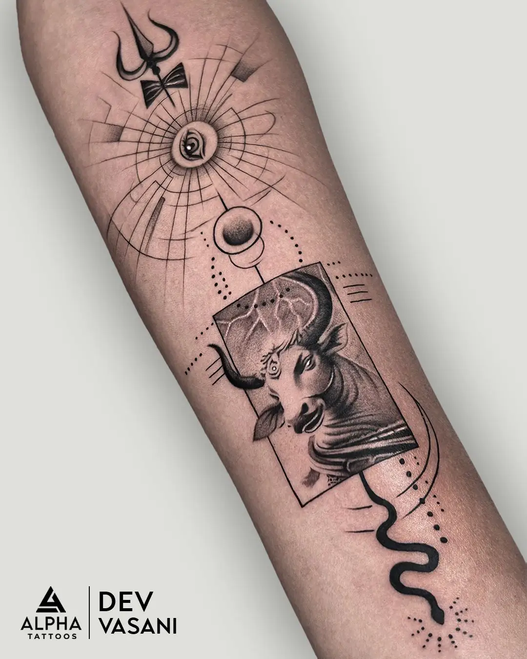 lord Shiva tattoos symbols